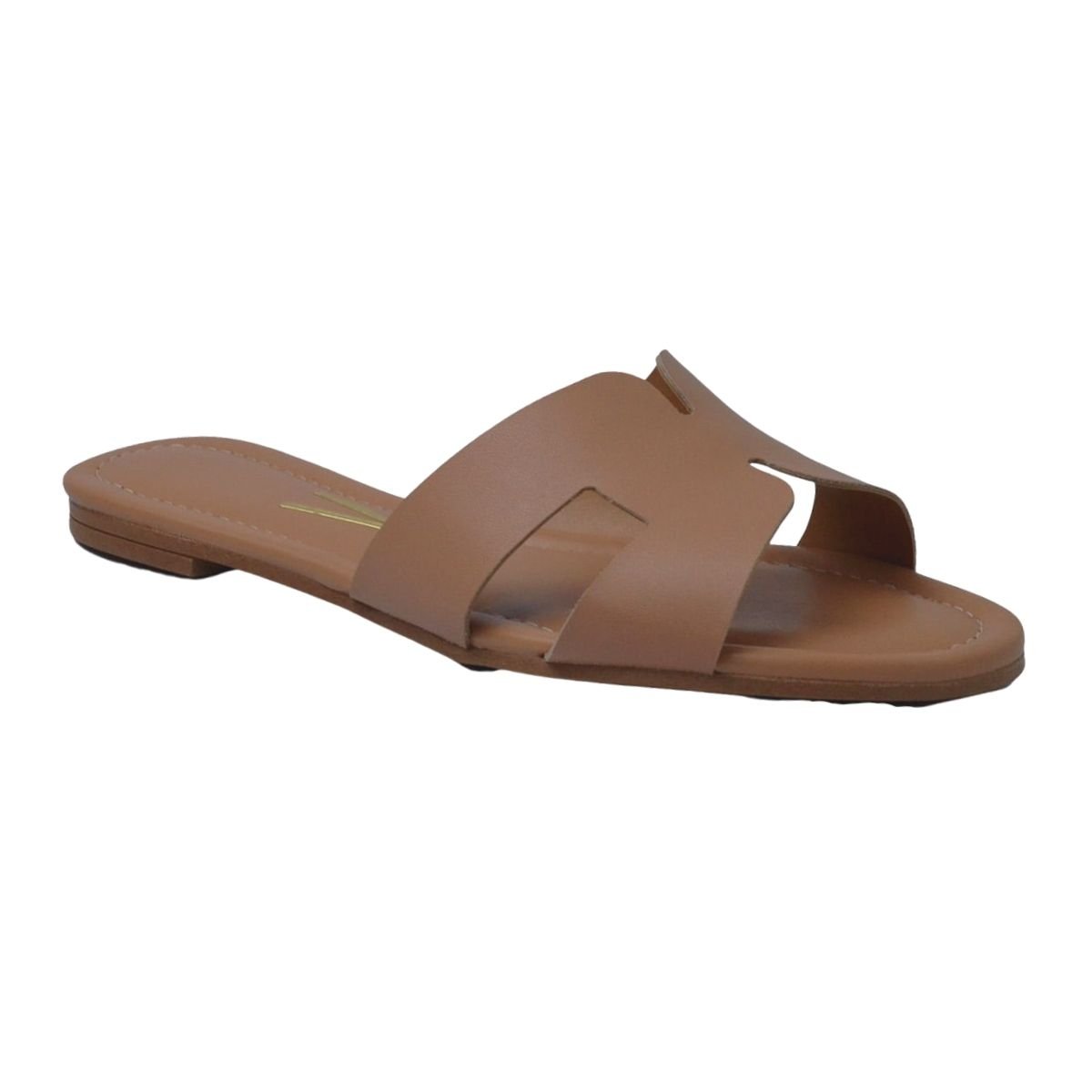 Tamanco Rasteirinha Feminino Vizzano 6371.367 Pelica Bege Bege 3