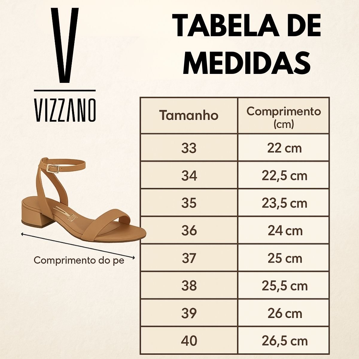 Tamanco Rasteirinha Feminino Vizzano 6371.367 Pelica Bege Bege 7