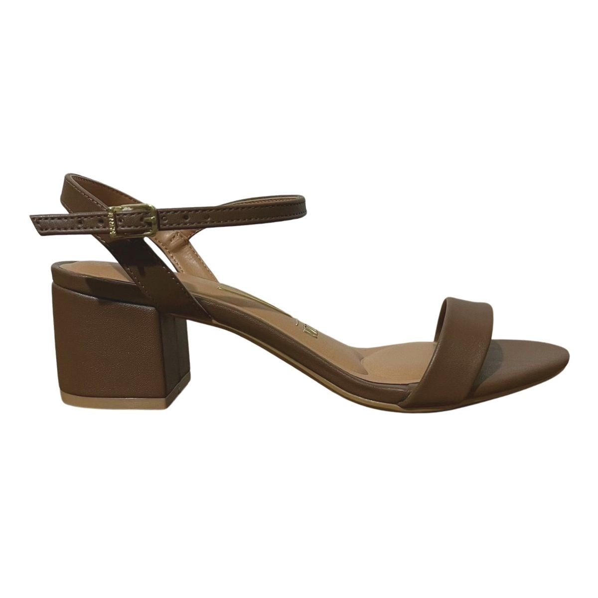 Sandália de Salto Casual Feminino Vizzano 6291.900 Marrom Marrom 1