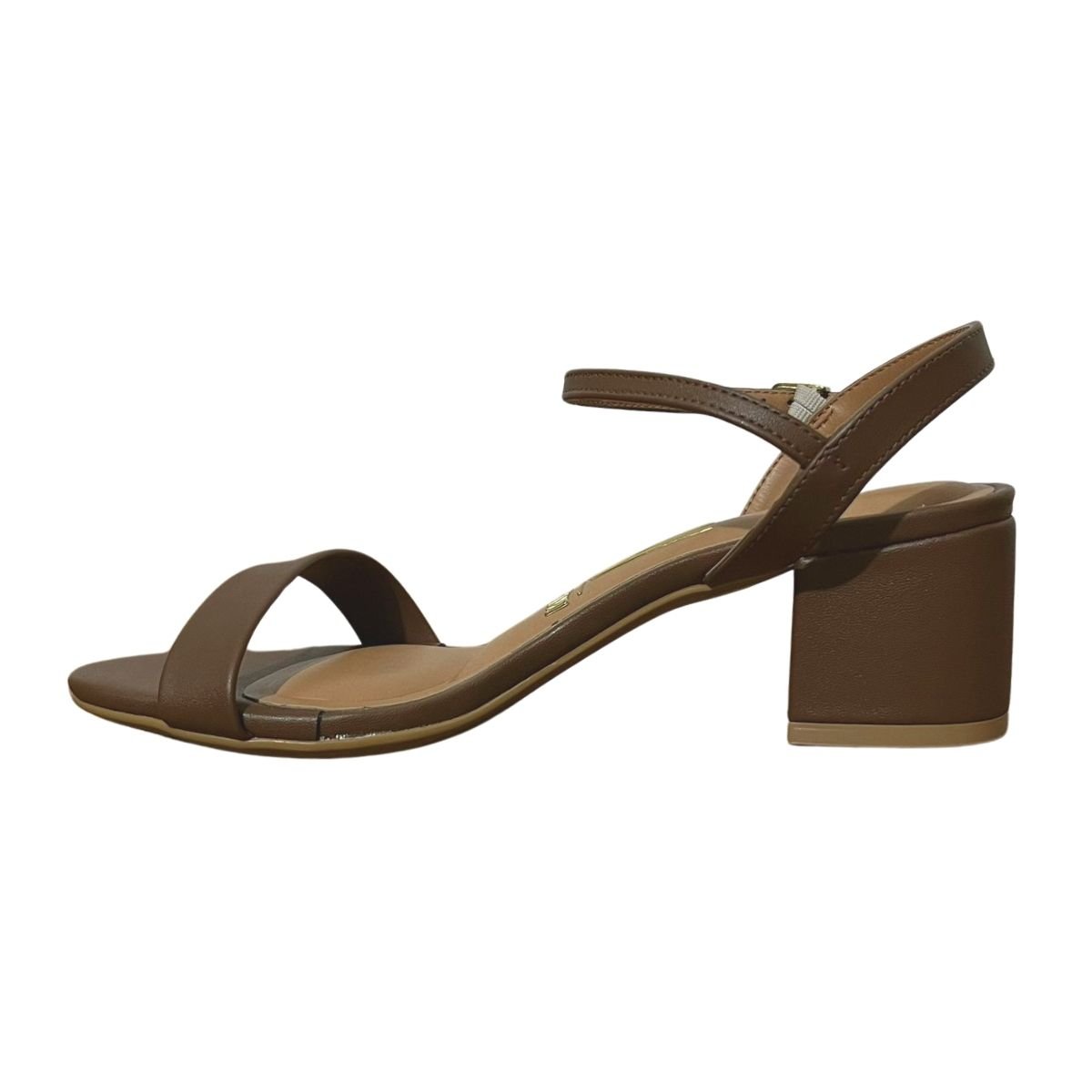 Sandália de Salto Casual Feminino Vizzano 6291.900 Marrom Marrom 5
