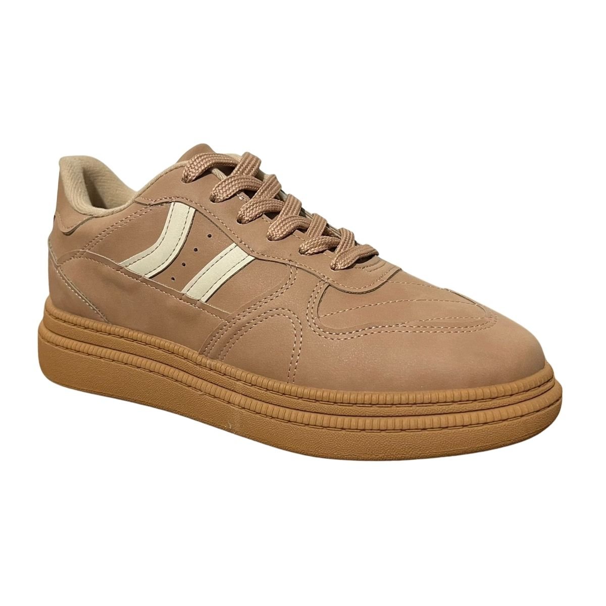 Tênis Casual Feminino Moleca 5816.101 Nude Nude 3