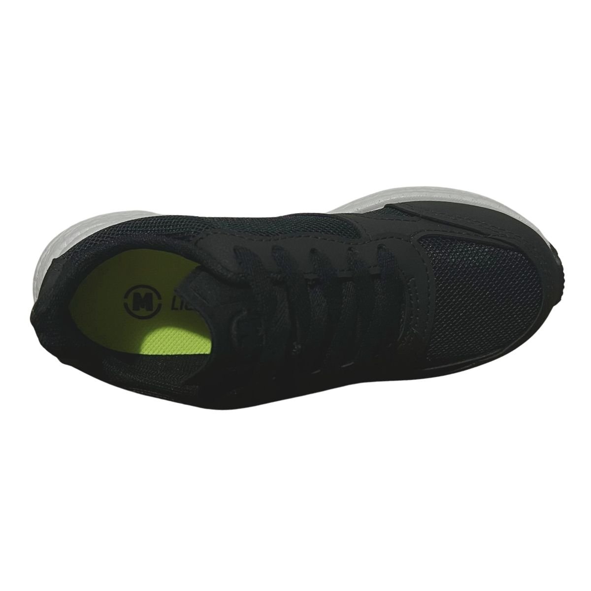 Tênis Casual Infantil Menino Molekinho 2866.107 Preto Branco Preto 4