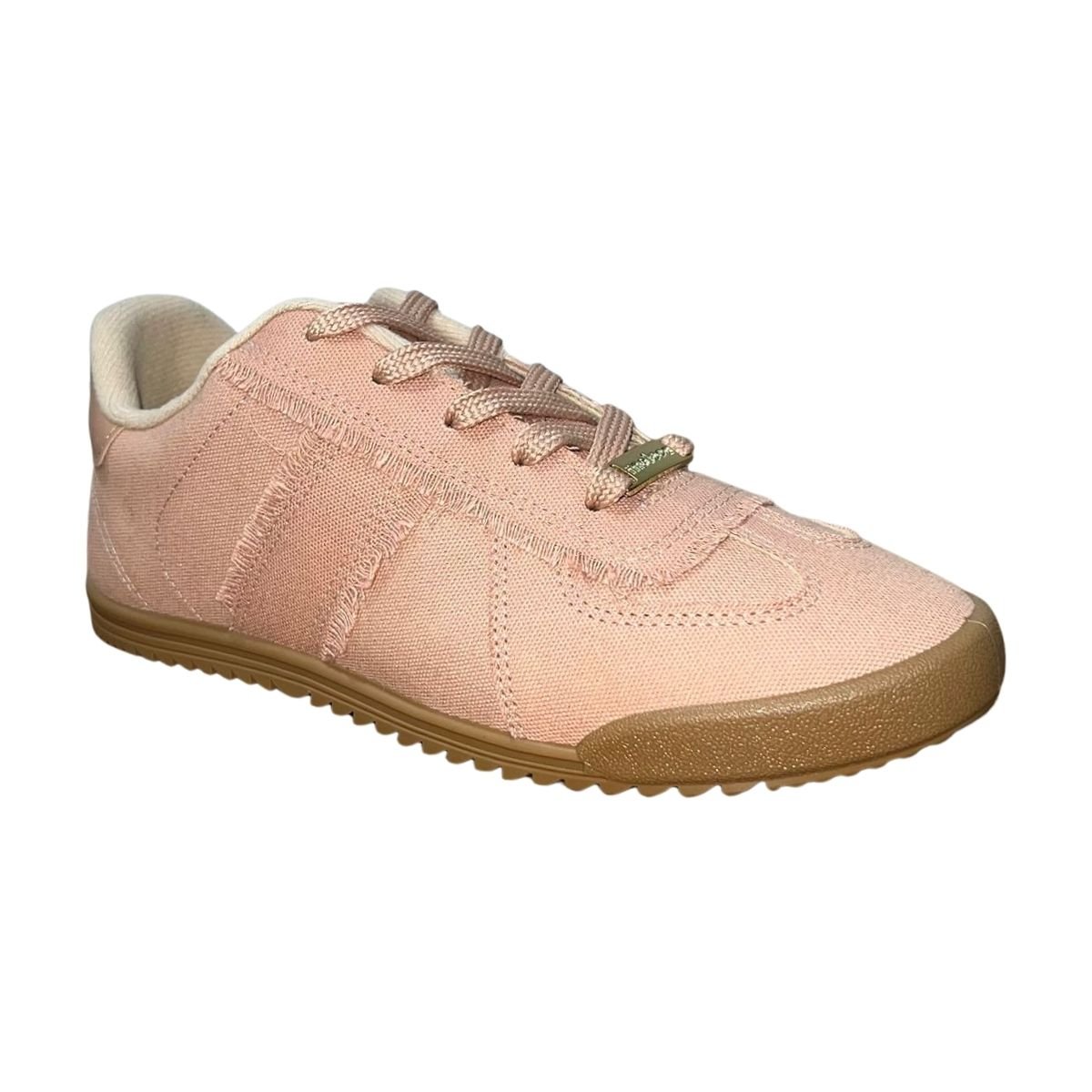Tênis Casual de Lona Feminino Moleca 5818.204 Nude Nude 3