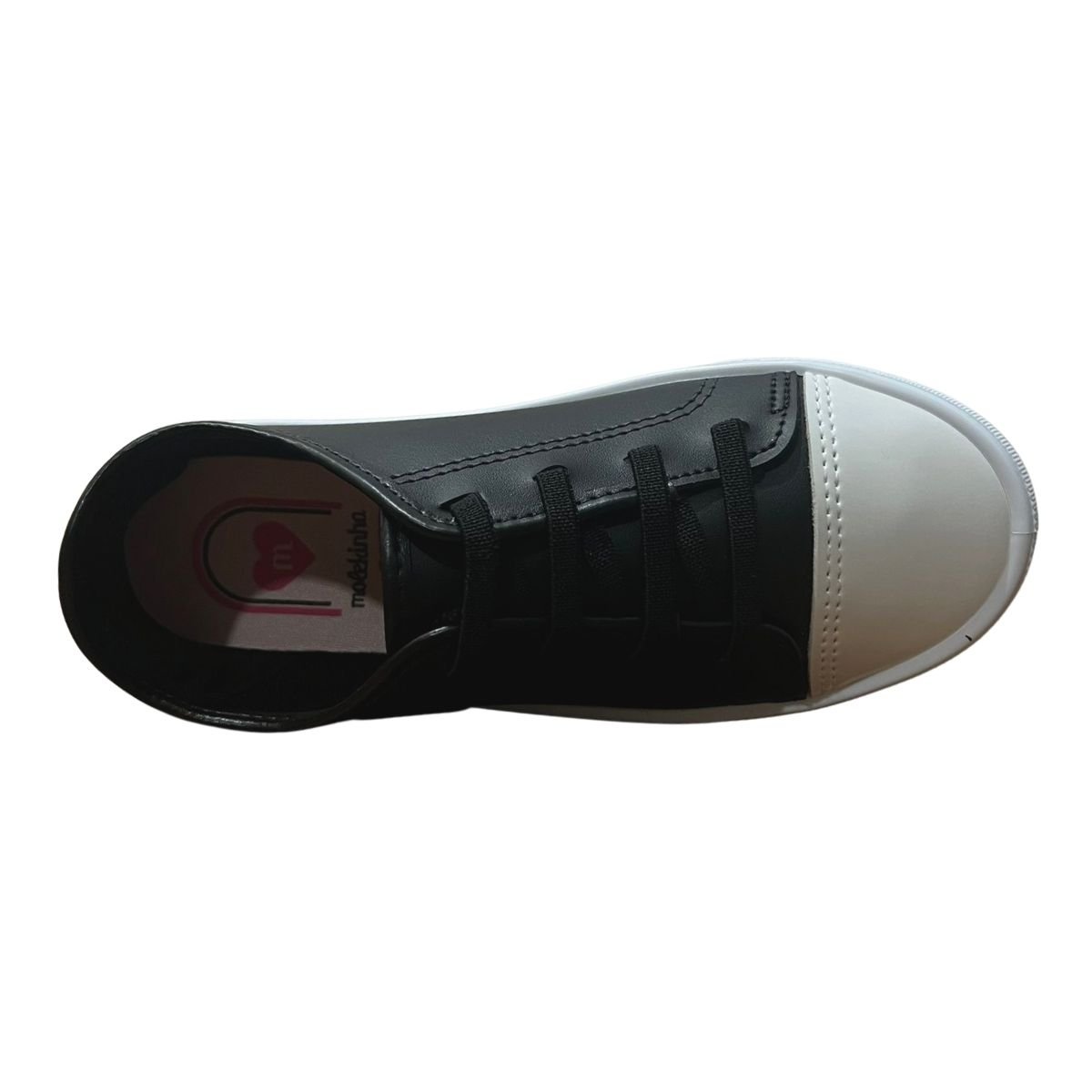 Tênis Casual Infantil Menina Molekinha 2524.157 Preto Preto 4