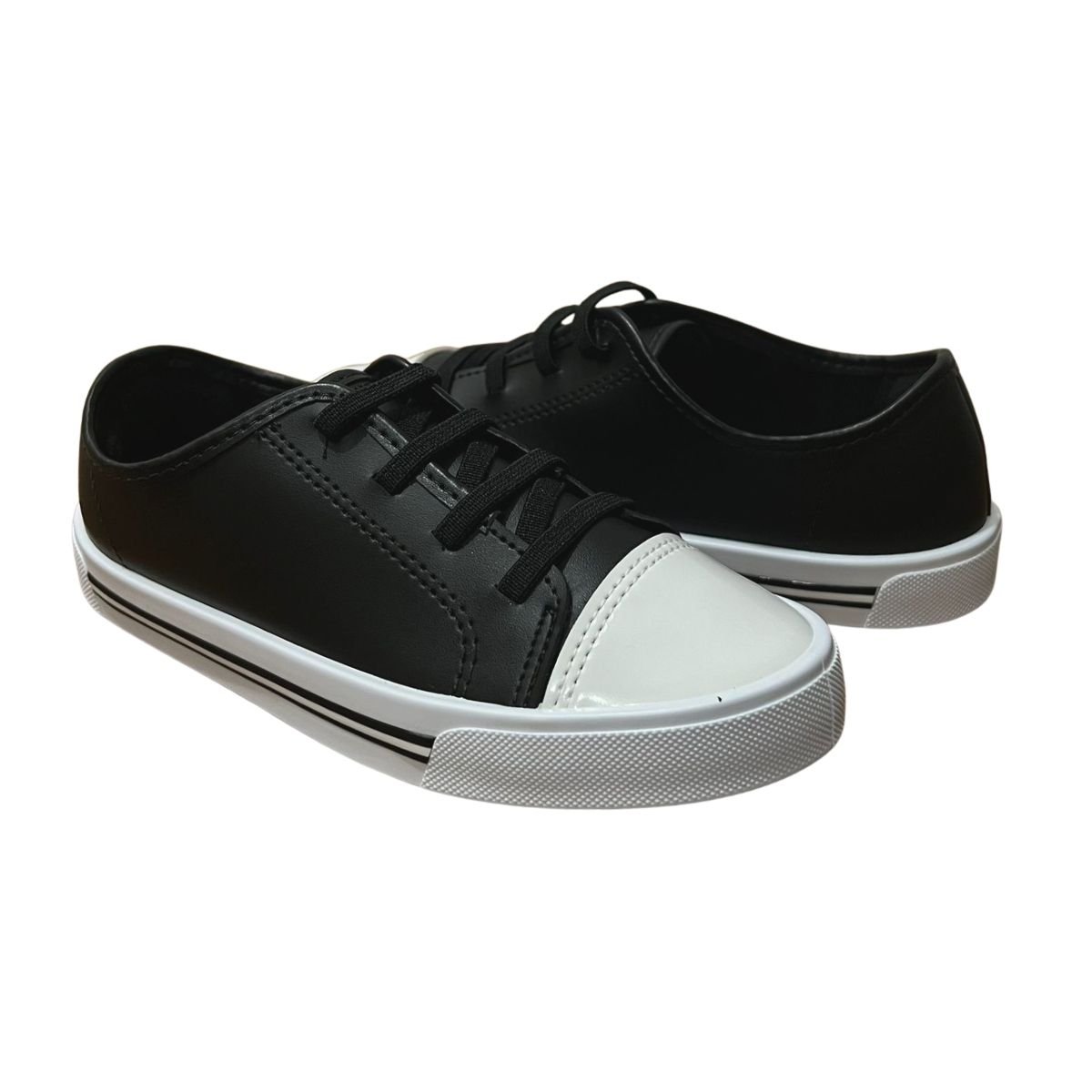 Tênis Casual Infantil Menina Molekinha 2524.157 Preto Preto 2