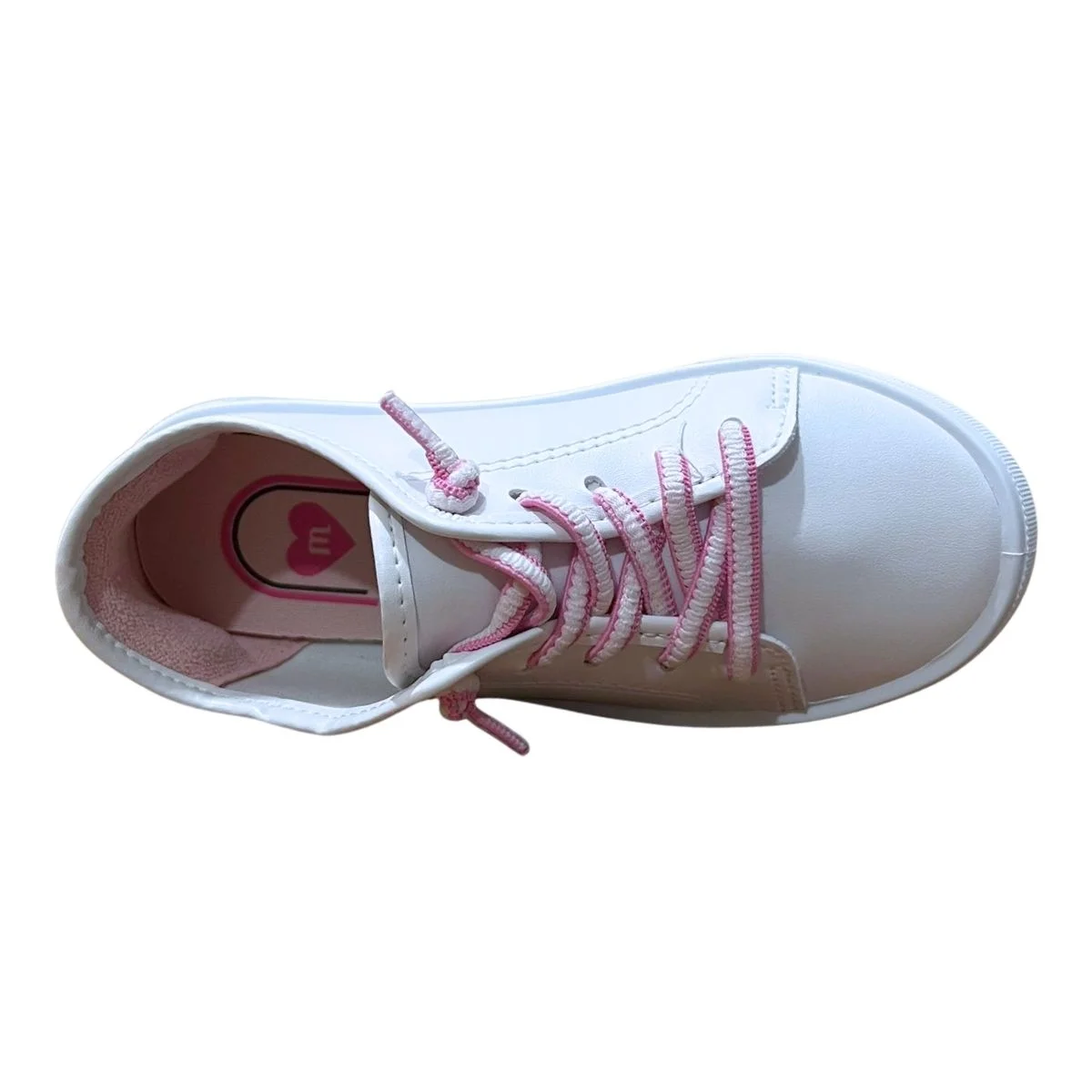 Tênis Casual Infantil Menina Molekinha 2524.461 Branco Branco 4
