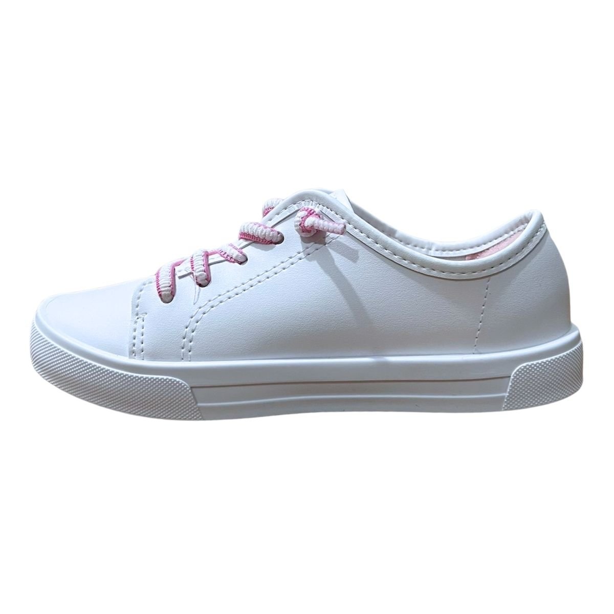 Tênis Casual Infantil Menina Molekinha 2524.461 Branco Branco 5
