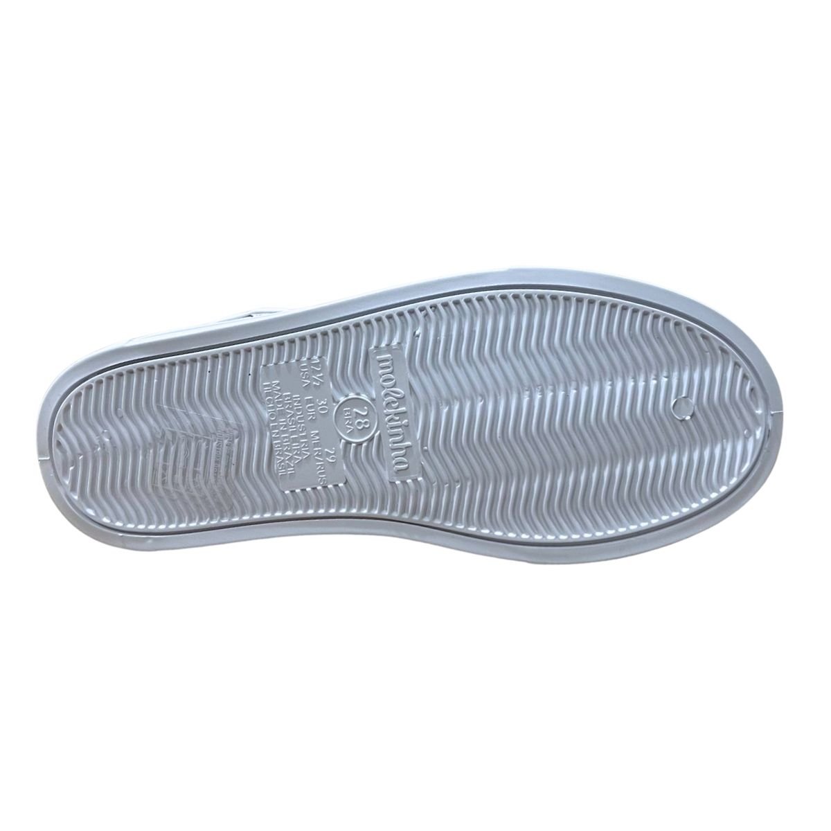 Tênis Casual Infantil Menina Molekinha 2524.461 Branco Branco 6