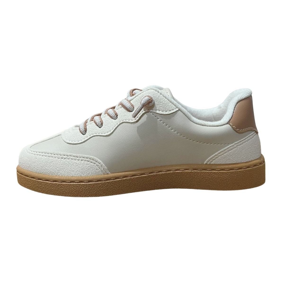 Tênis Casual de Glitter Infantil Menina Molekinha 2574.116 Bege Bege 5