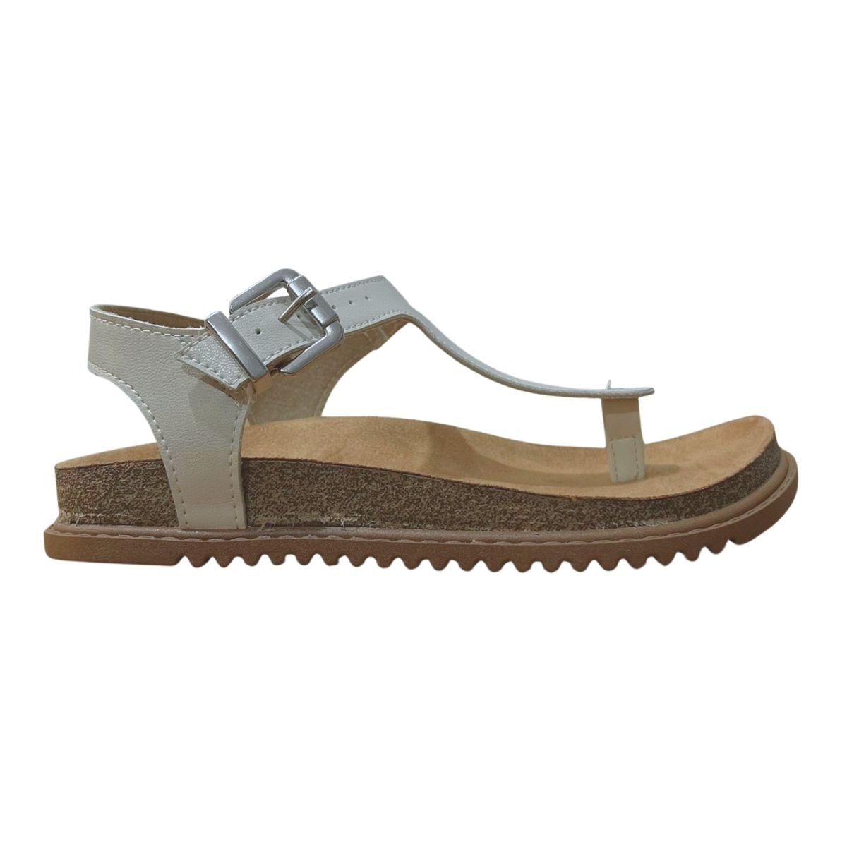 Sandália Rasteira Casual Infantil Menina Molekinha 2357.112 Branco