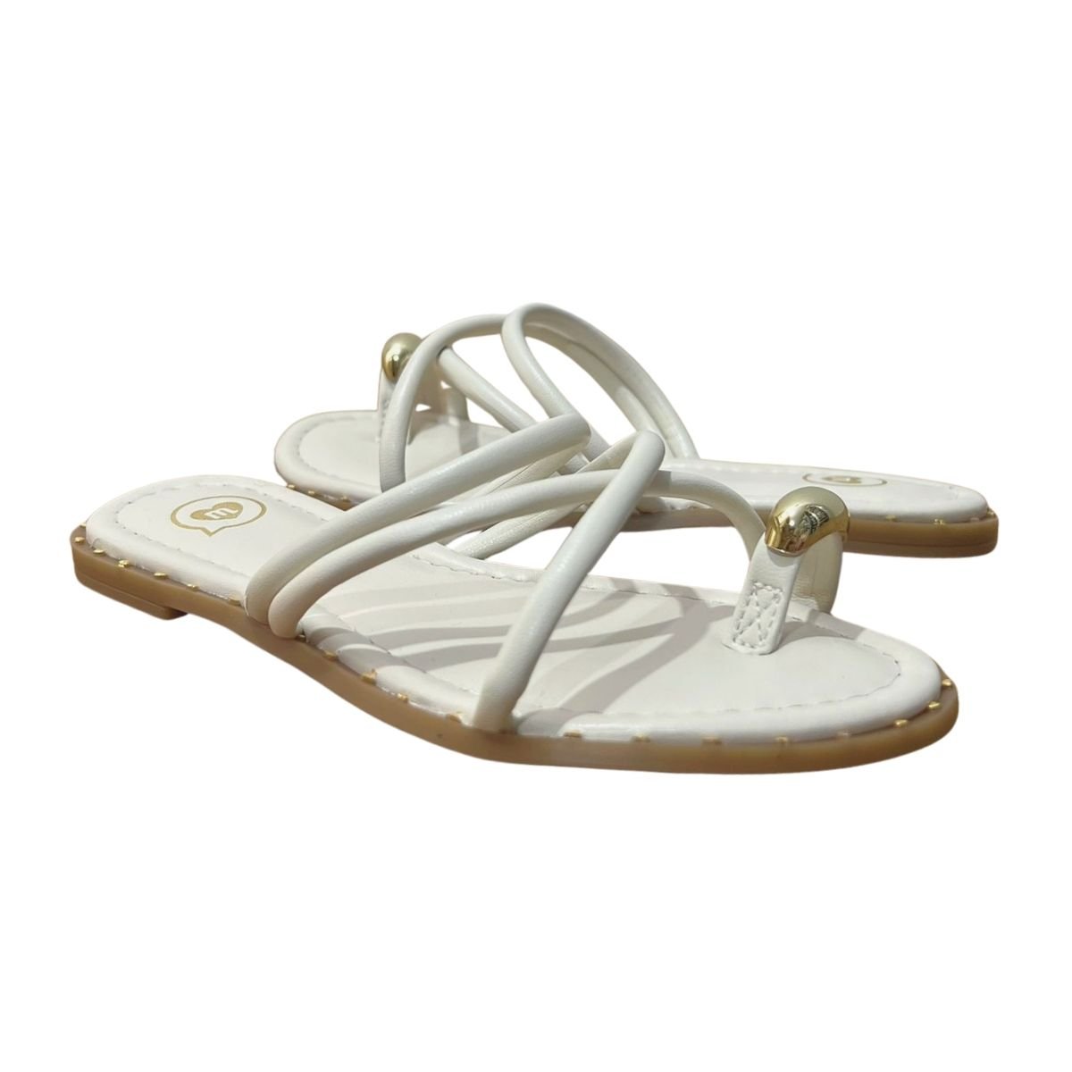 Tamanco Rasteirinha Infantil Menina Molekinha 2342.111 Branco Branco 2