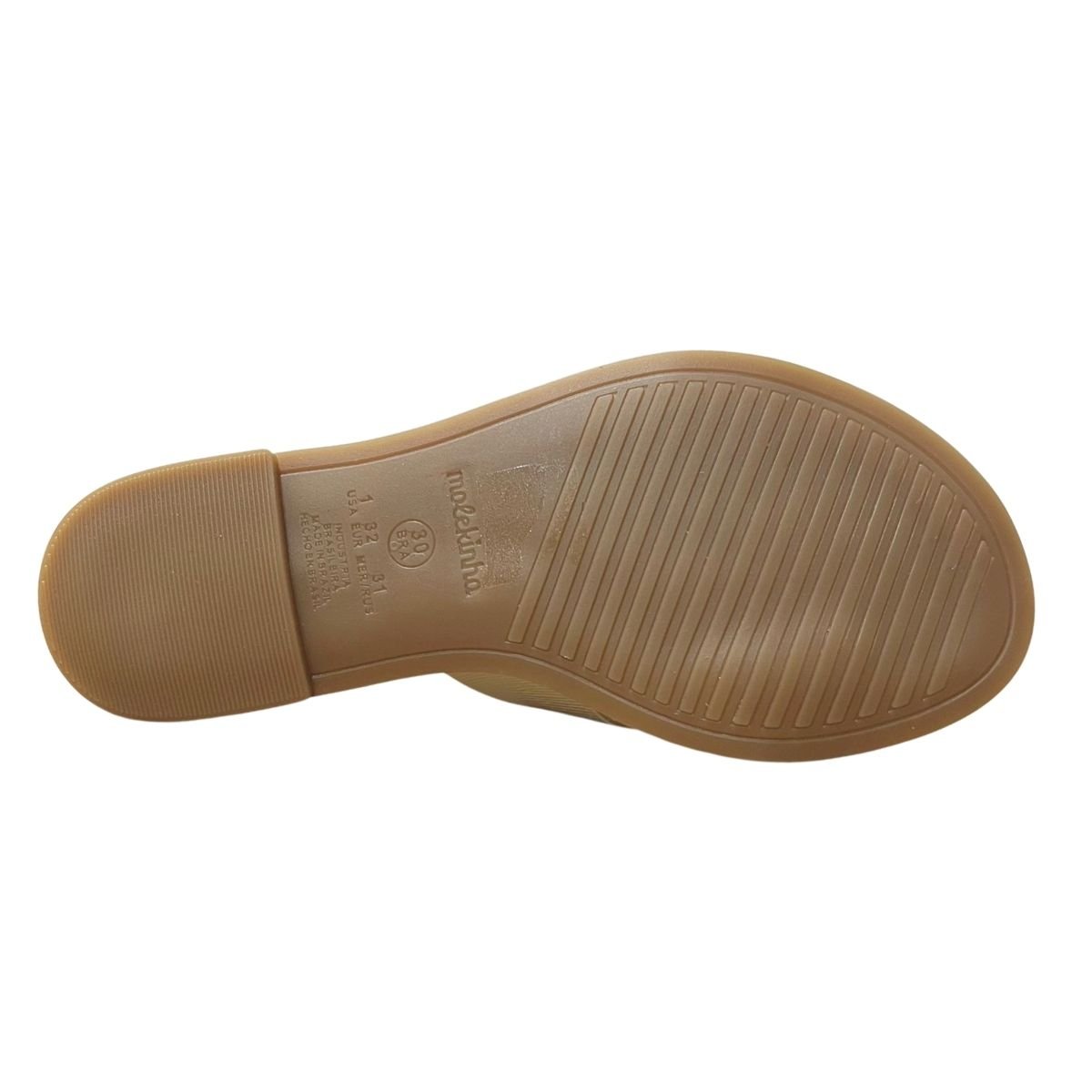 Tamanco Rasteirinha Infantil Menina Molekinha 2342.105 Branco Holográfico Branco 6