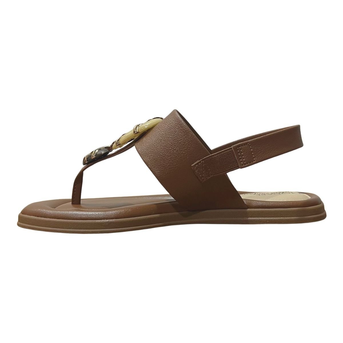 Sandália Rasteira Feminino Modare 7212.103 Marrom Marrom 5