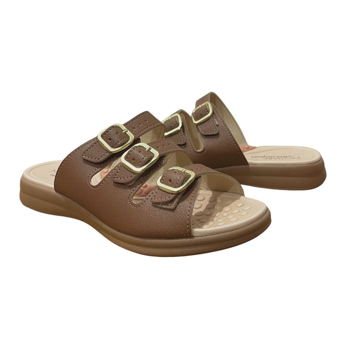 Tamanco Slide Feminino Modare 7174.122 Marrom Marrom 2