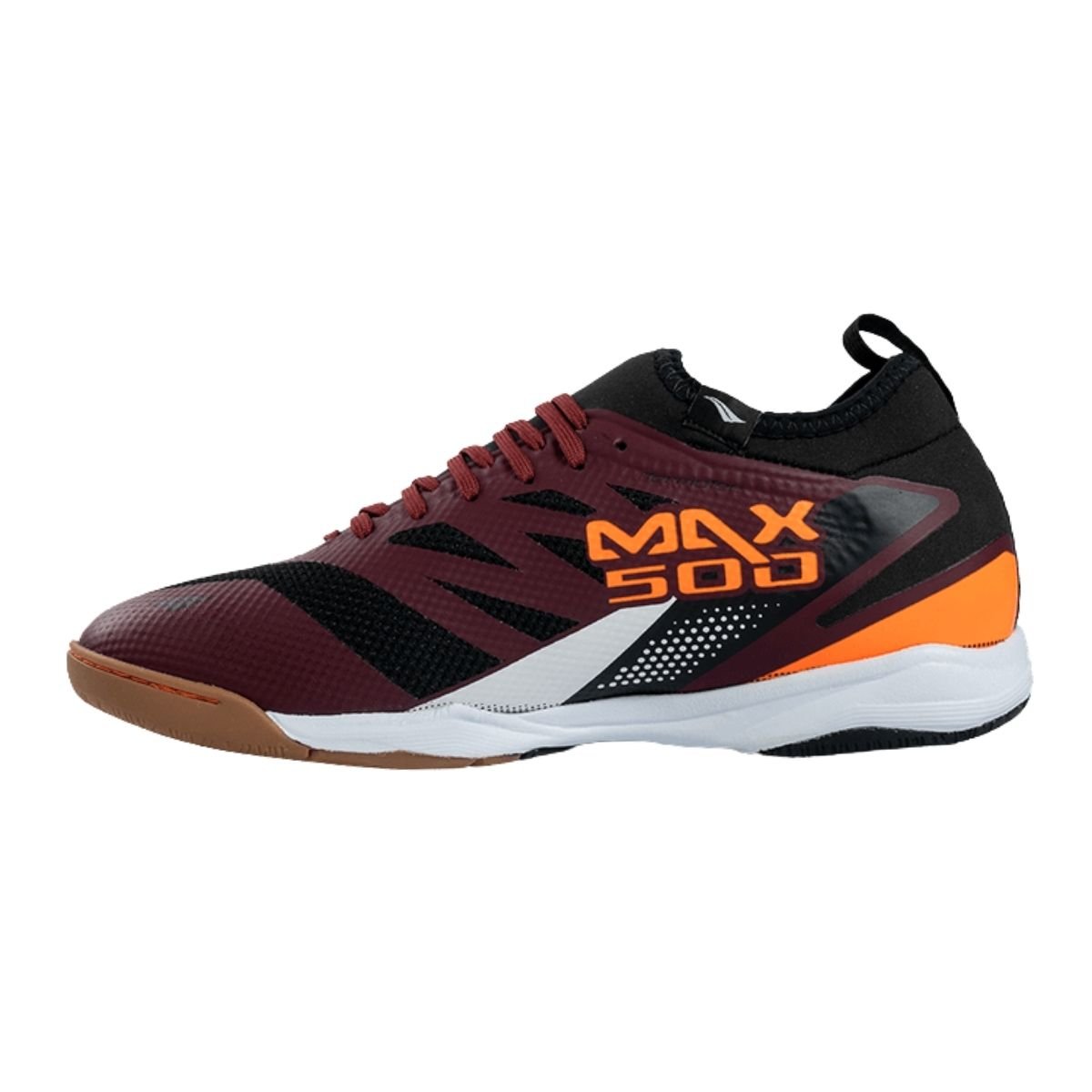 Chuteira Futsal Masculino Penalty Max 500 Locker Y-3 Bordô Bordô/Preto/Laranja 4