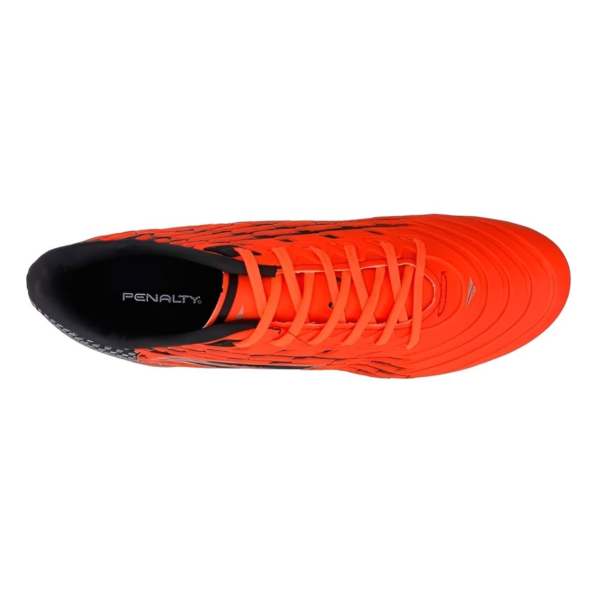 Chuteira Campo Infantil Menino Penalty Garra Y-2.0 Laranja Laranja/Preto 2