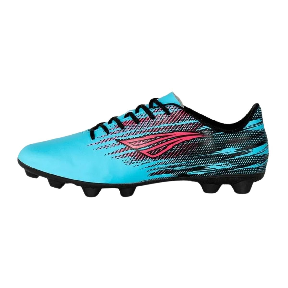 Chuteira Campo Infantil Menino Penalty Tornado Azul Azul/Preto/Rosa 4