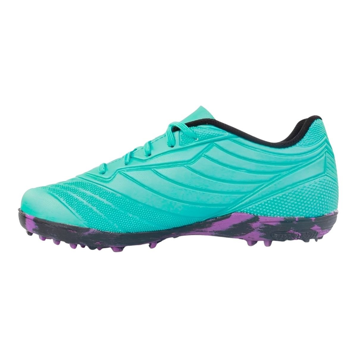 Chuteira Society Infantil Menino Penalty Matis Kids XXI Verde Verde/Roxo 5