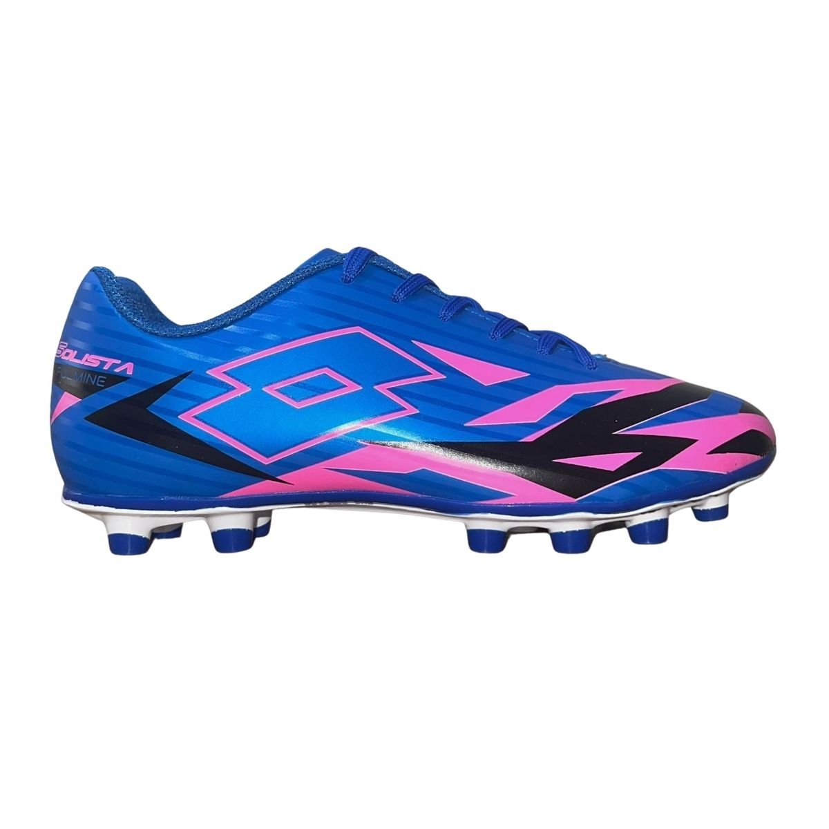 Chuteira Campo Infantil Menino Lotto 10703 Solista Fulmine B700 Azul