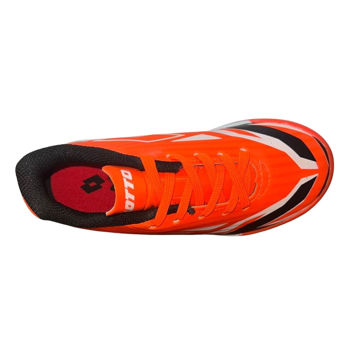 Chuteira Futsal Infantil Menino Lotto 10703 Solista Fulmine B700 Laranja Laranja/Preto/Branco 4