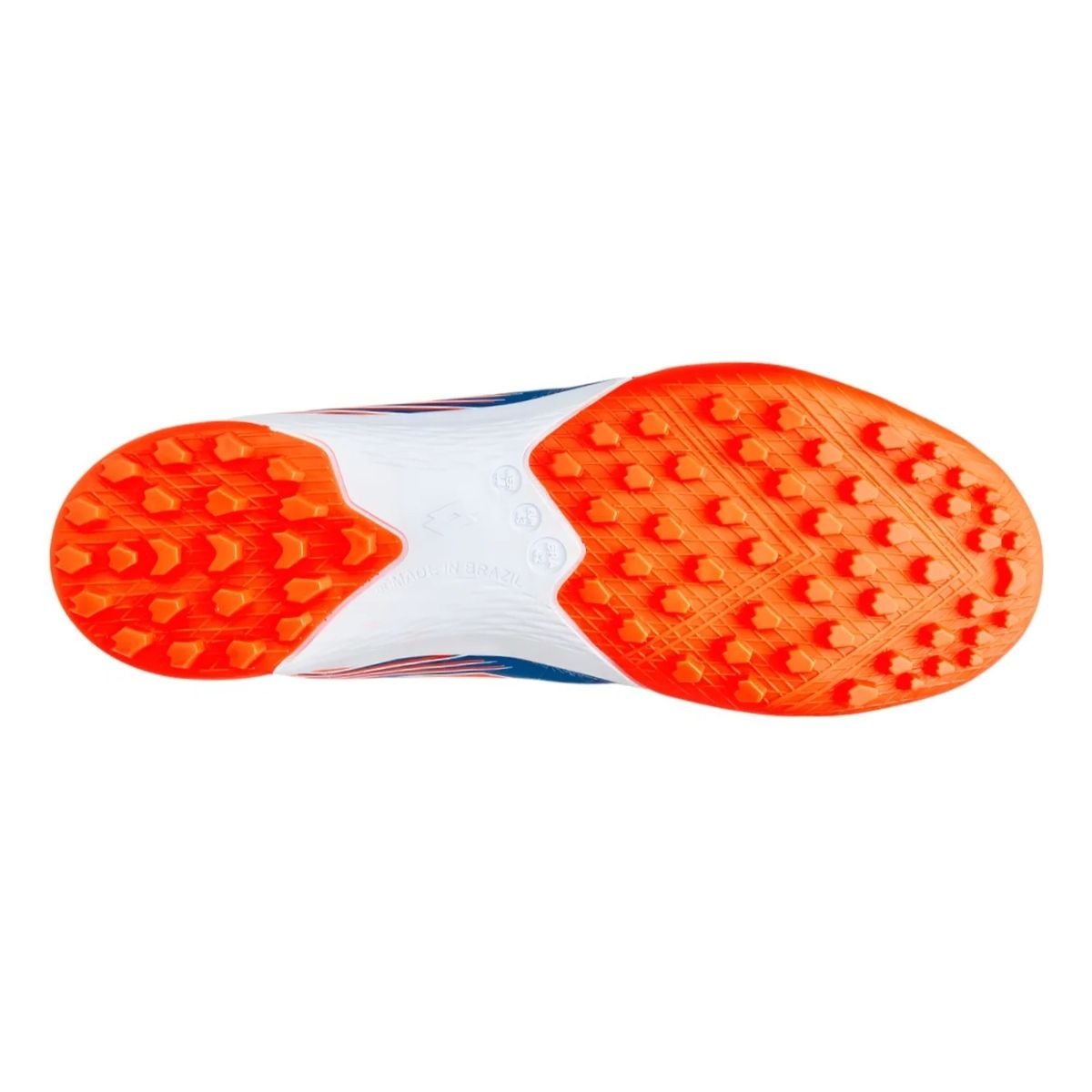 Chuteira Society Infantil Menino Lotto 10702 Stadio Camp B700 Marinho Marinho/Laranja 6