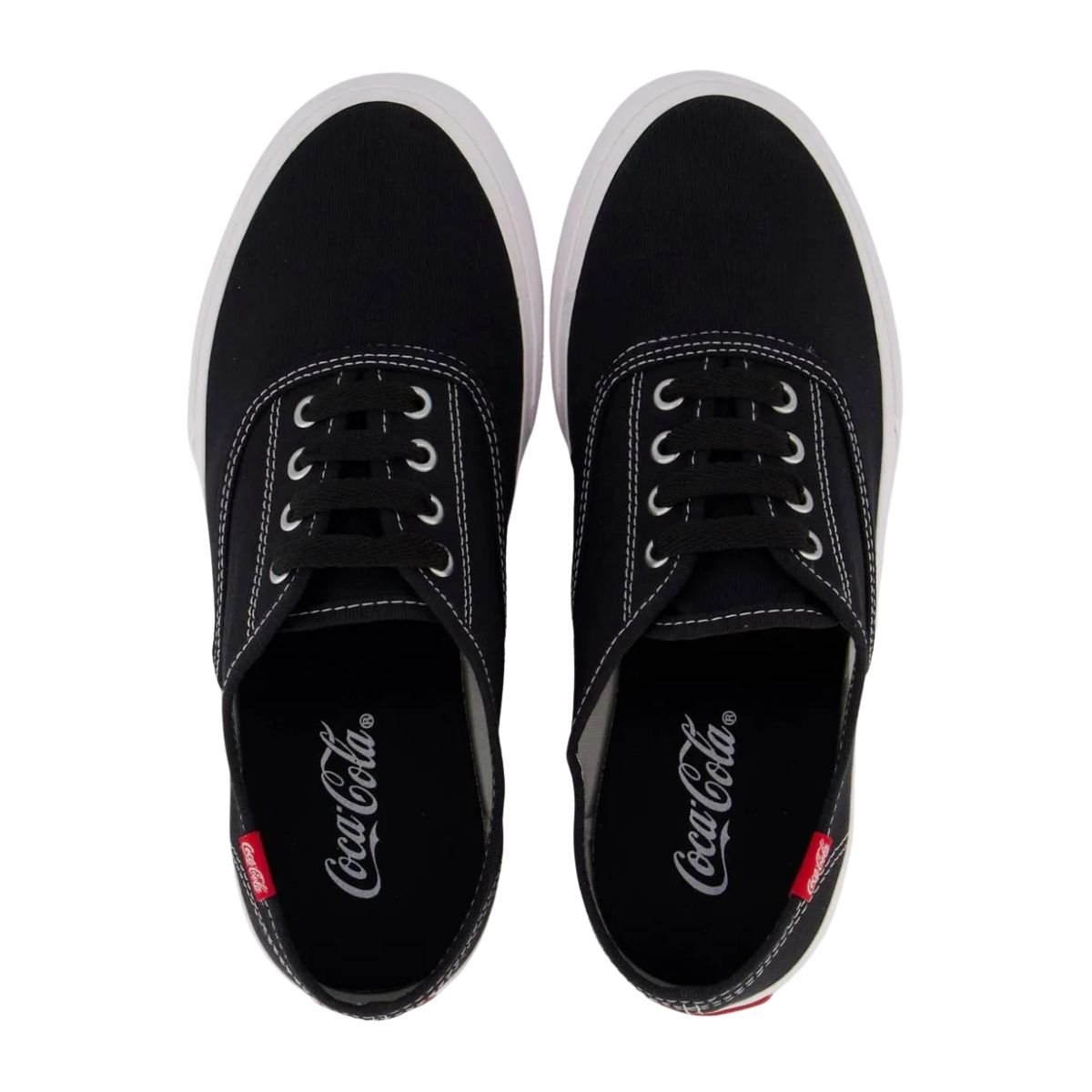 Tênis Casual Masculino Coca-Cola CC0471 Kick Summer Preto Preto 3