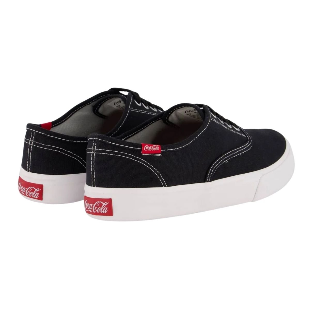 Tênis Casual Masculino Coca-Cola CC0471 Kick Summer Preto Preto 4