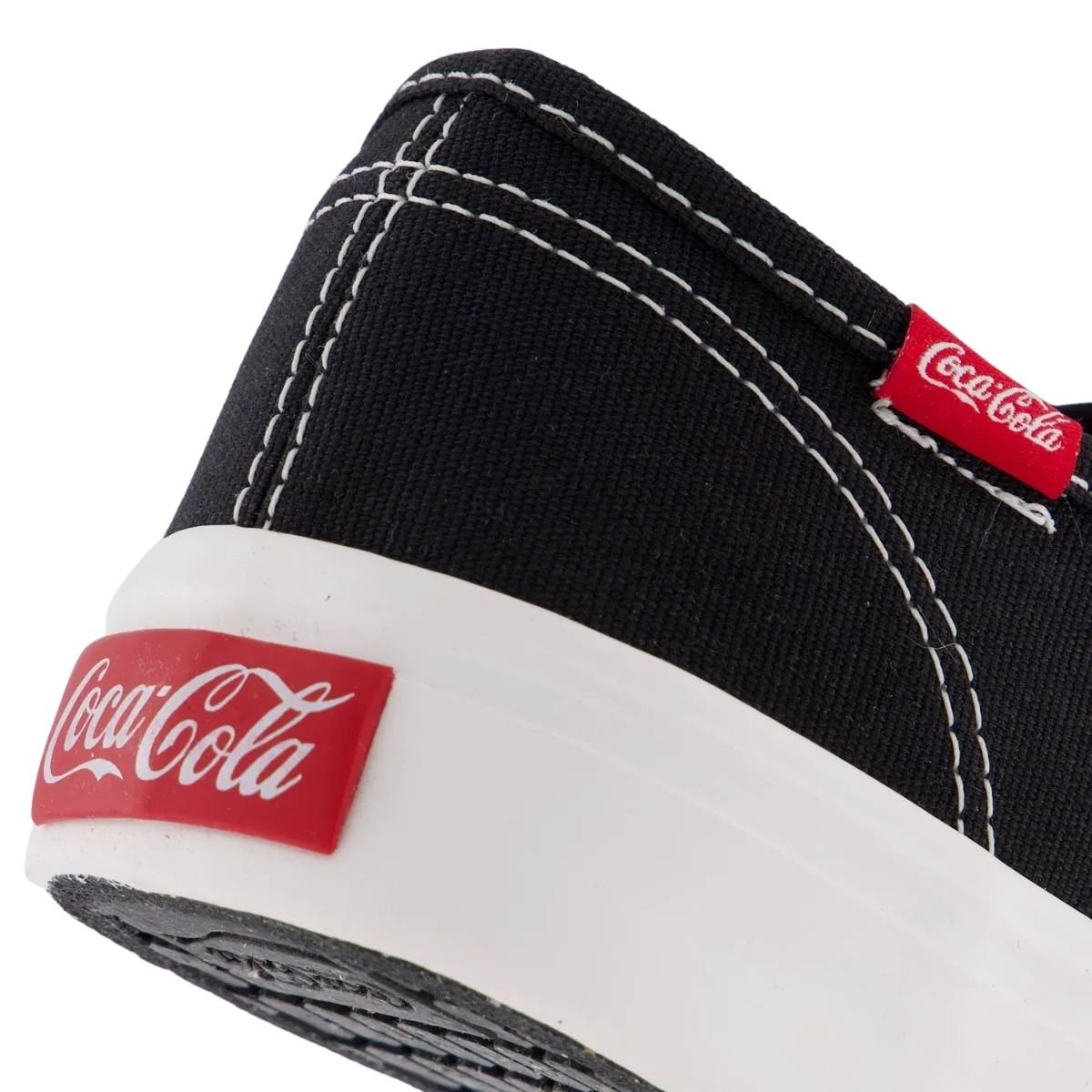 Tênis Casual Masculino Coca-Cola CC0471 Kick Summer Preto Preto 5