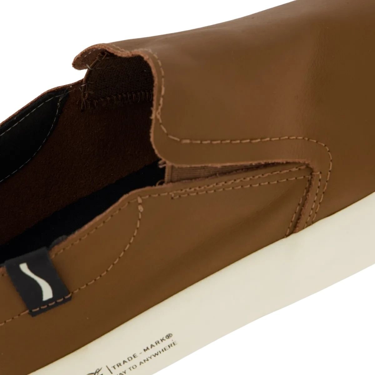 Tênis Slip On Casual Masculino Coca-Cola CC2417 Philadelphia Leather Marrom Marrom 6