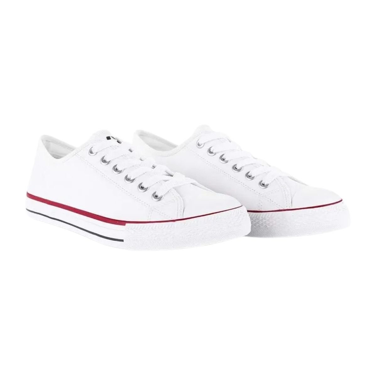 Tênis Casual de Lona Masculino Street Star ST0700 Basket Classic Branco Branco 2