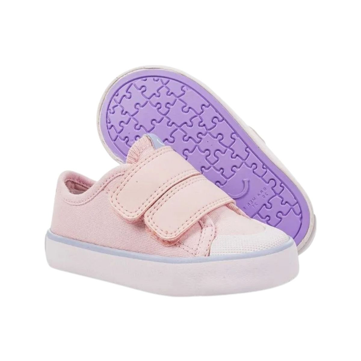 Tênis Casual Infantil Menina Diversão DI2375 Baby Alê Rosa Rosa 4