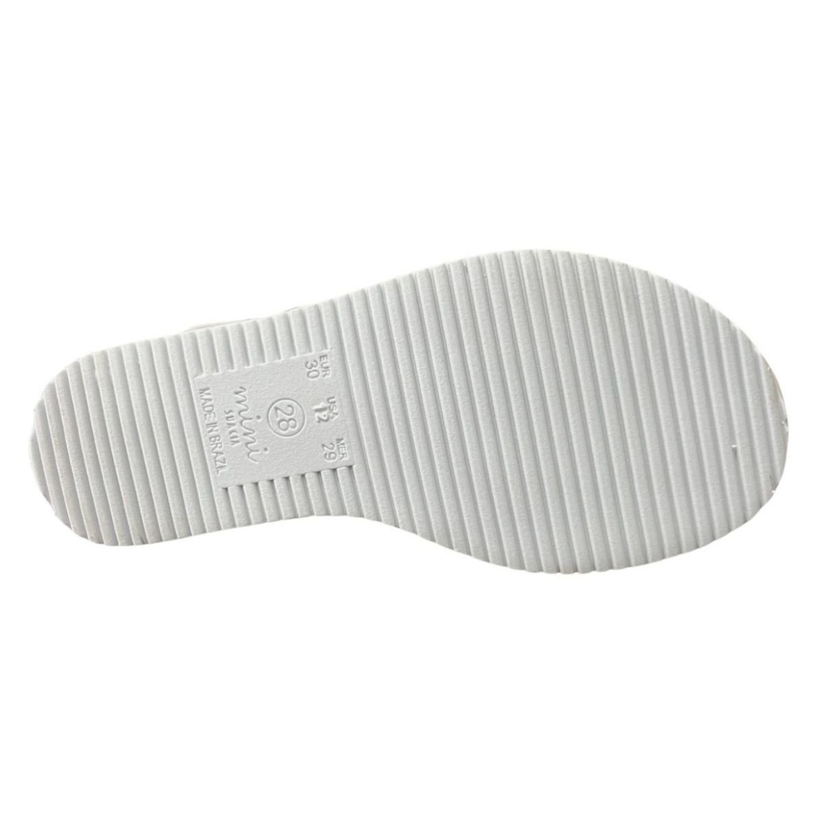 Sandália Casual Com Tira Enfeite Infantil Menina Sua Cia Mini 9105.51848 Creme Creme 4