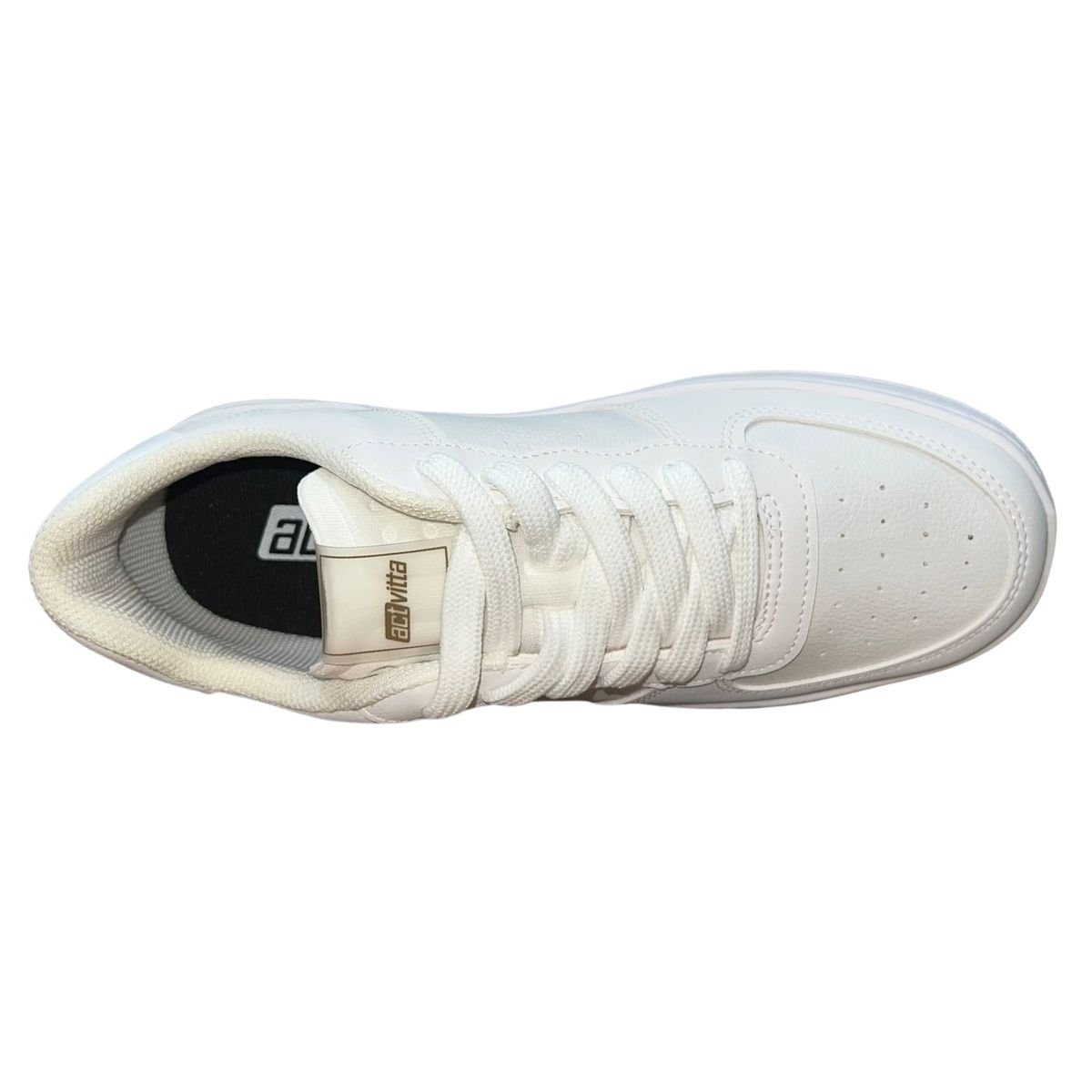Tênis Casual Masculino Actvitta 4929.101 Branco Branco 4