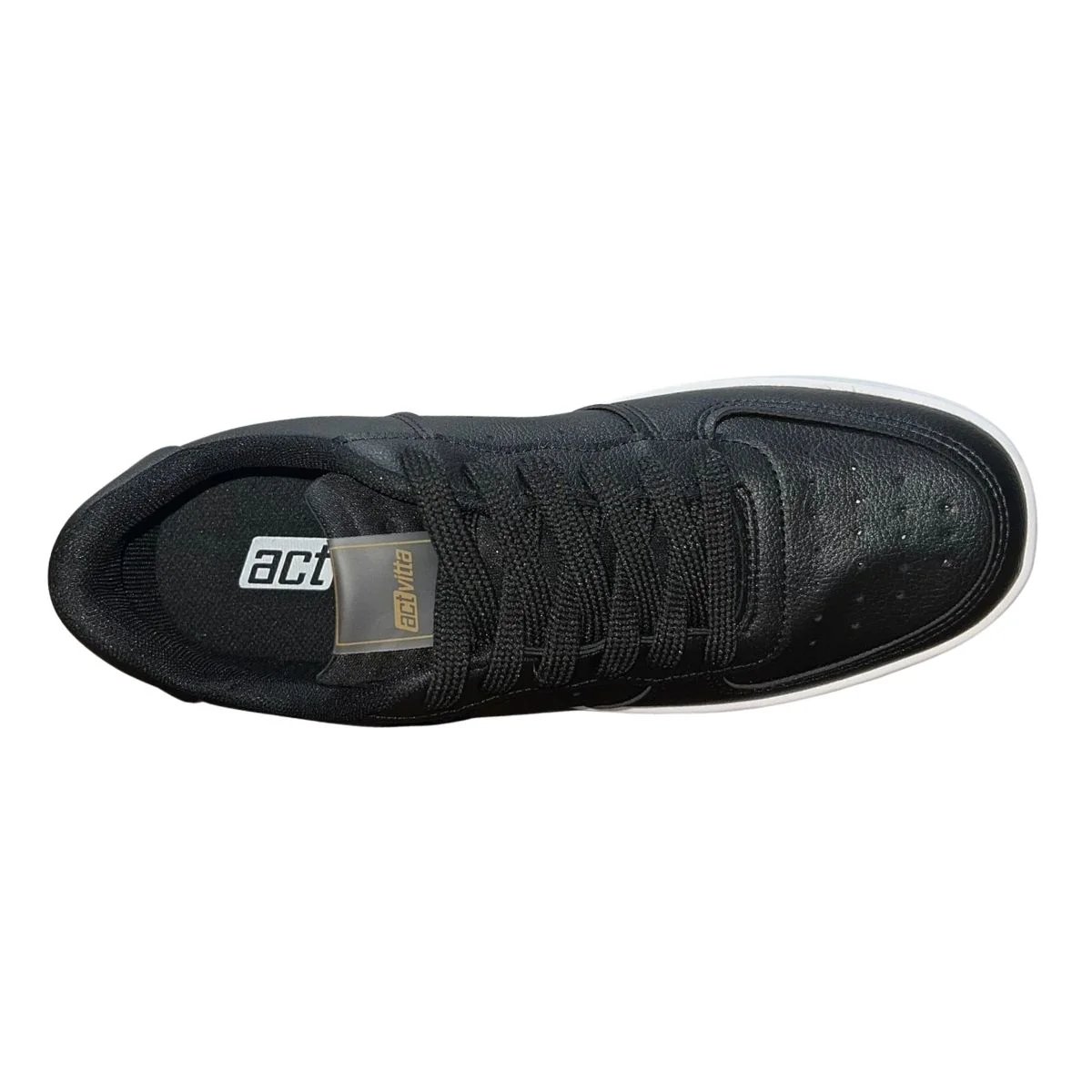 Tênis Casual Masculino Actvitta 4929.101 Preto Preto 4