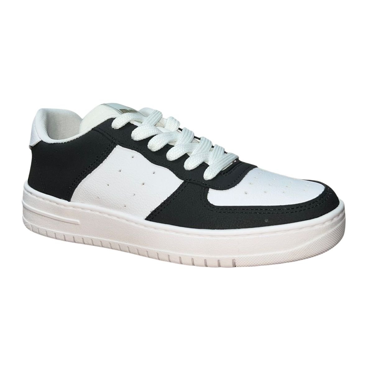 Tênis Casual Masculino Actvitta 4929.101 Branco Preto Branco/Preto 3