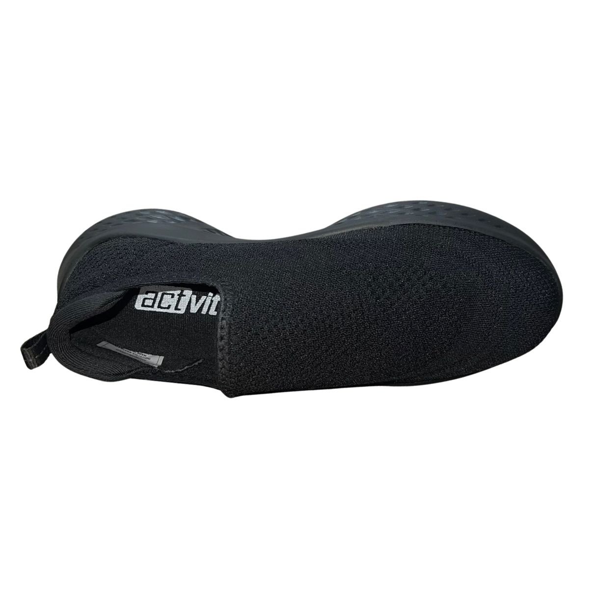 Tênis Slip On Esportivo de Malha Masculino Actvitta 4935.100 Preto Preto 4