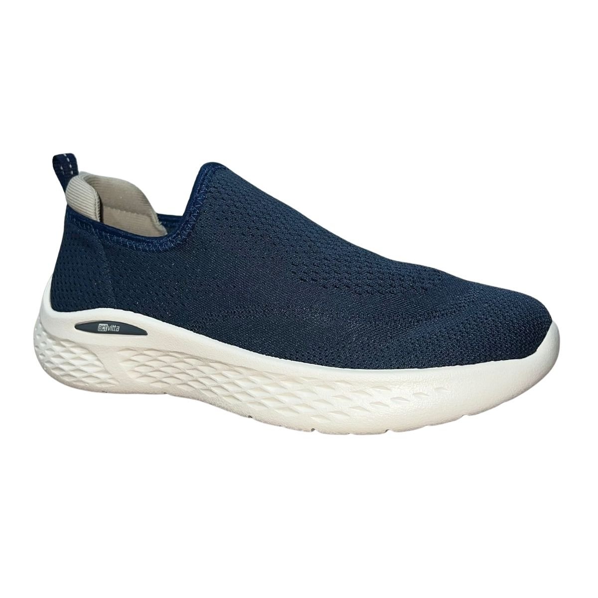 Tênis Slip On Esportivo de Malha Masculino Actvitta 4935.100 Marinho Marinho 3