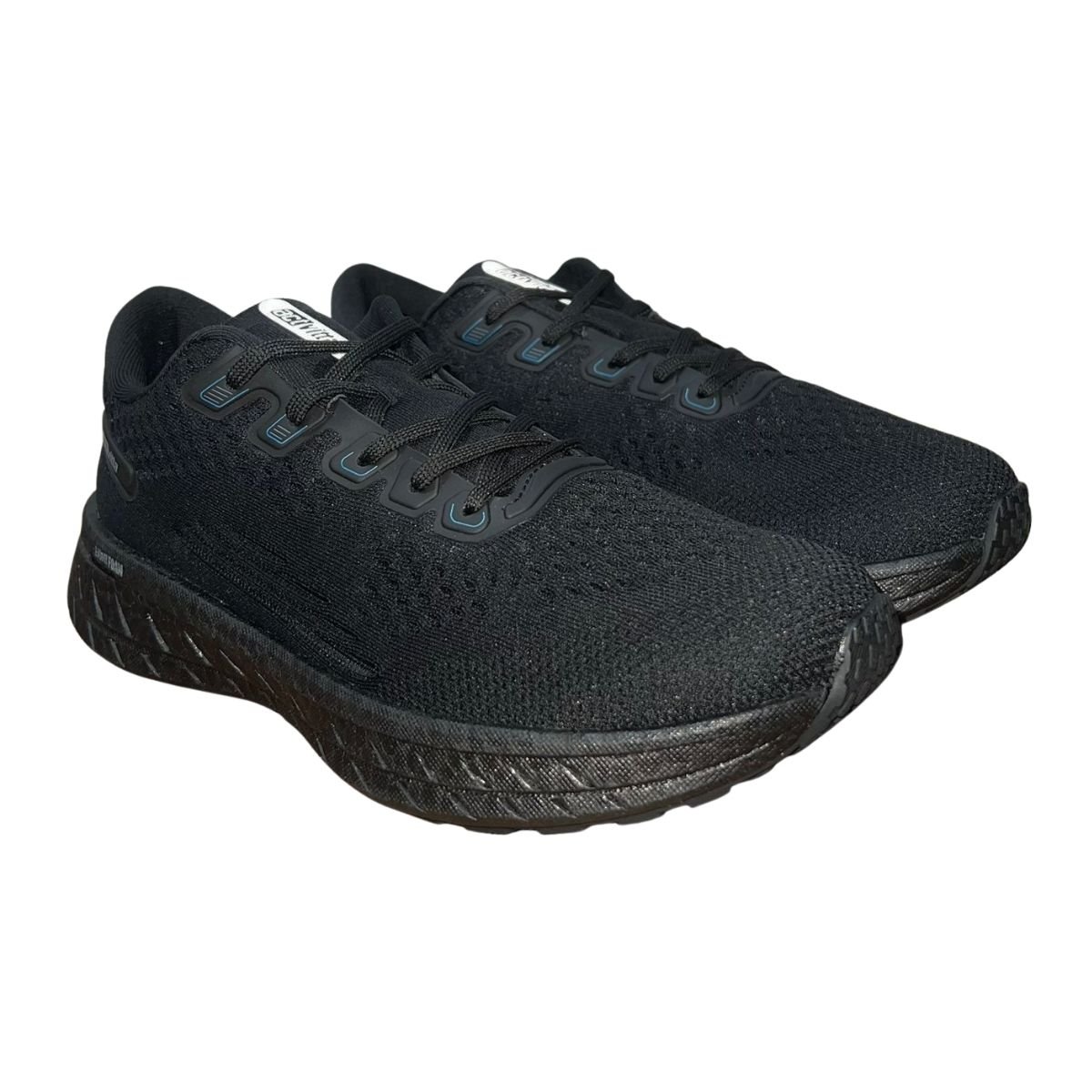 Tênis Esportivo de Malha Masculino Actvitta 4931.100 Preto Preto 2