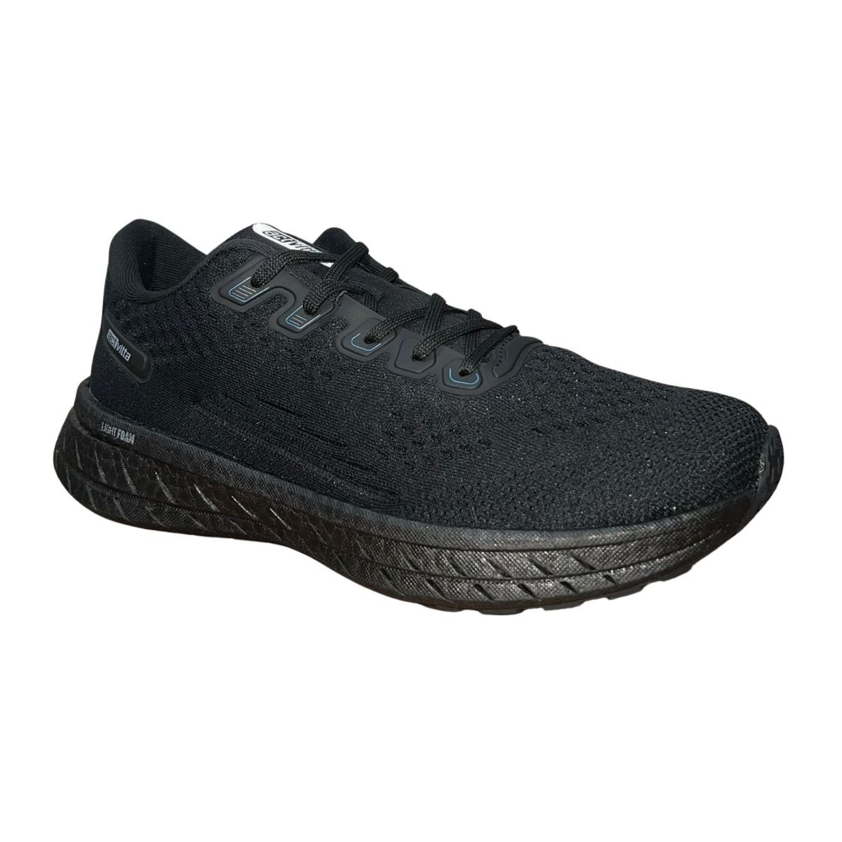 Tênis Esportivo de Malha Masculino Actvitta 4931.100 Preto Preto 3