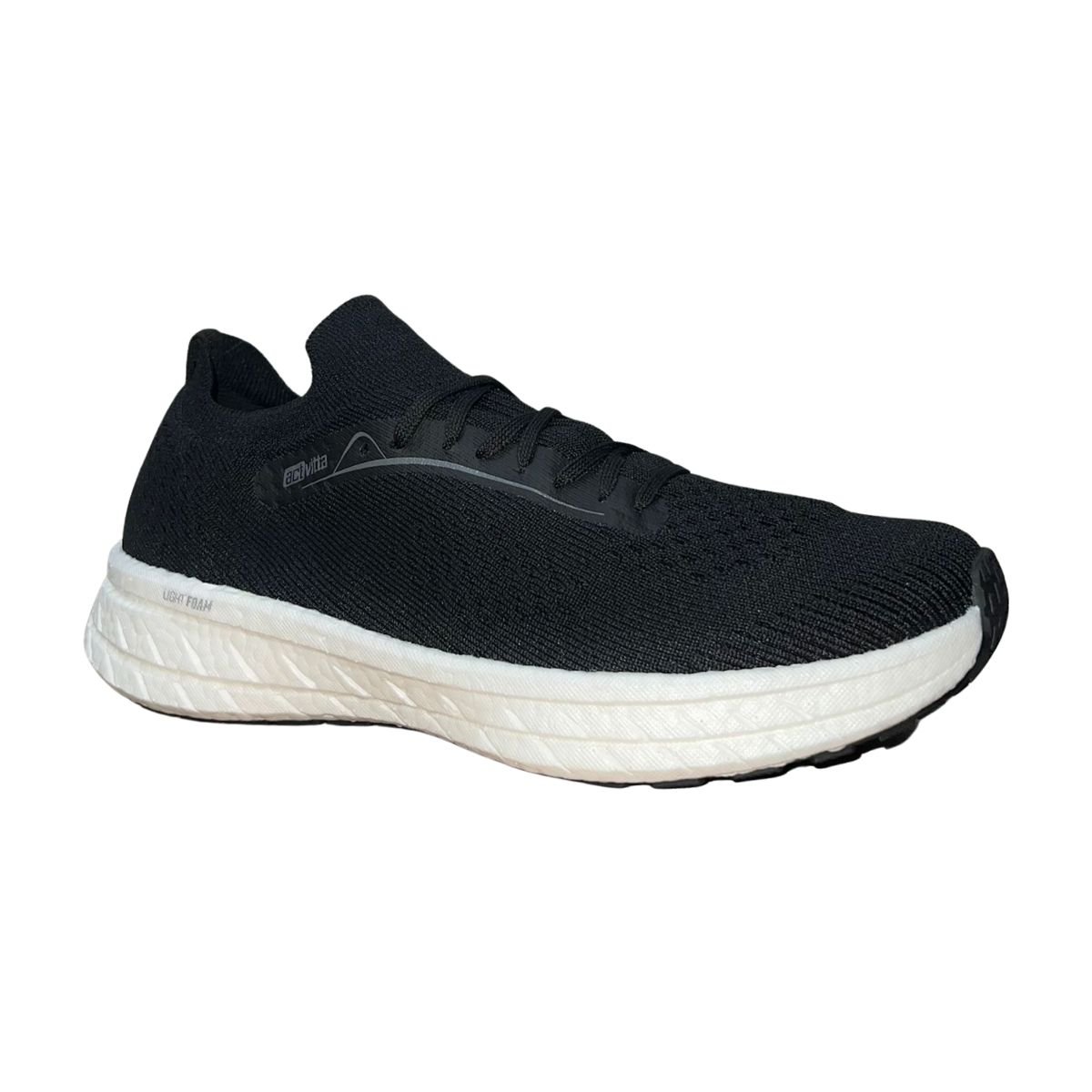 Tênis Esportivo de Malha Masculino Actvitta 4931.102 Preto Preto 3