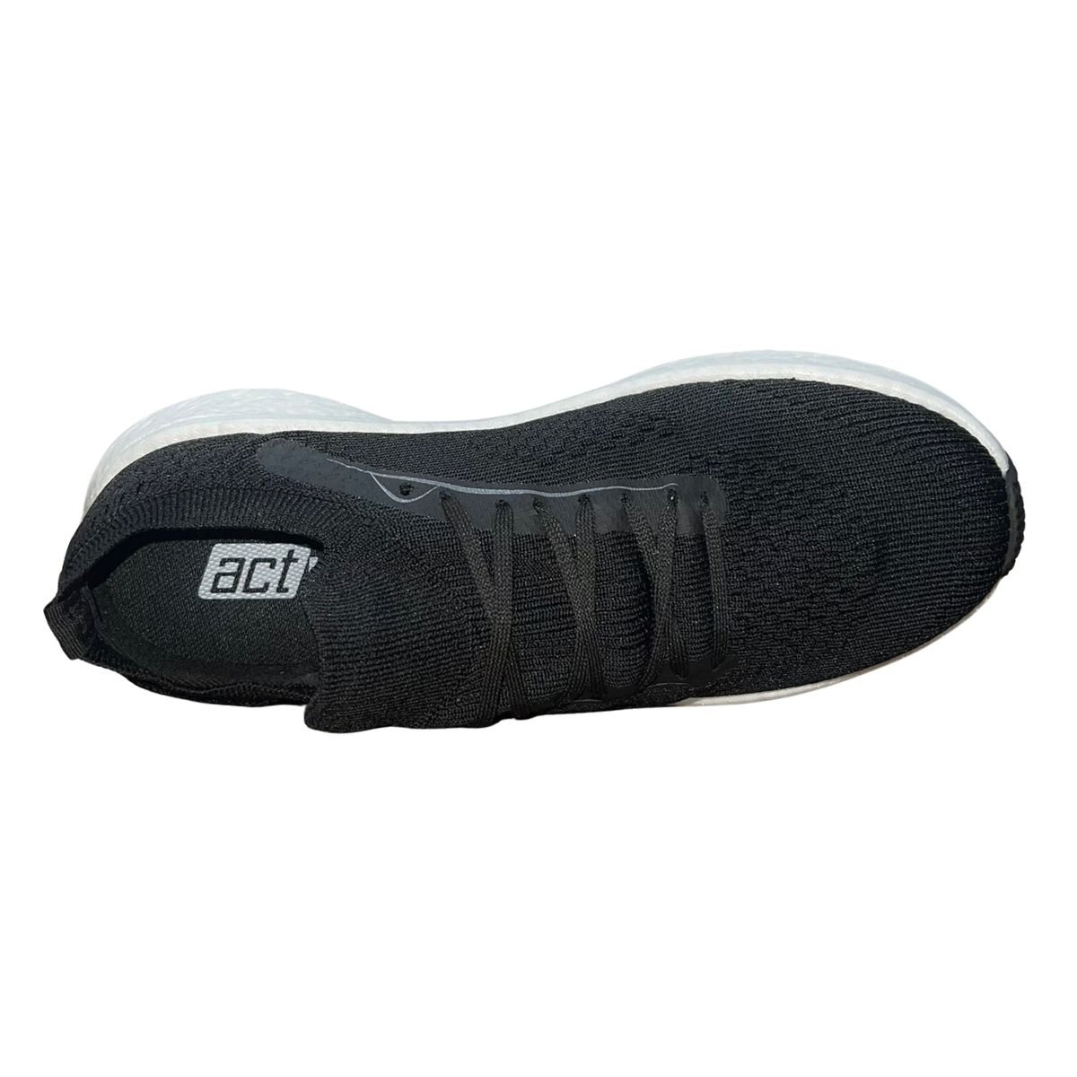 Tênis Esportivo de Malha Masculino Actvitta 4931.102 Preto Preto 4