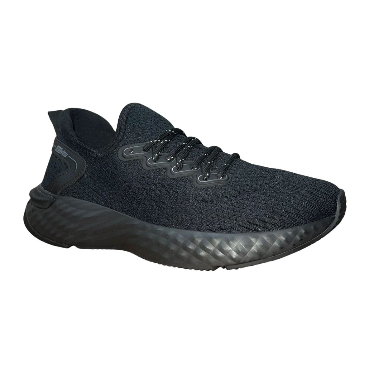 Tênis Esportivo de Malha Masculino Actvitta 4930.104 Preto Preto 3