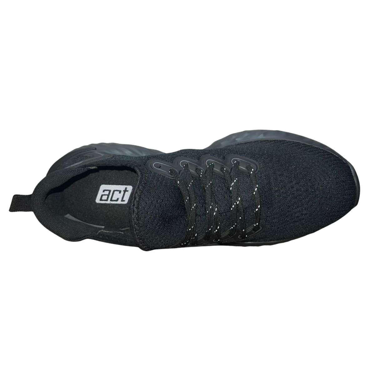 Tênis Esportivo de Malha Masculino Actvitta 4930.104 Preto Preto 4