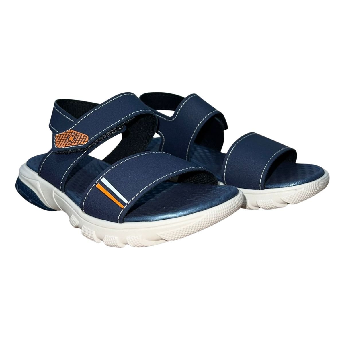 Sandália Papete Infantil Menino Molekinho 2424.102 Marinho Marinho 2