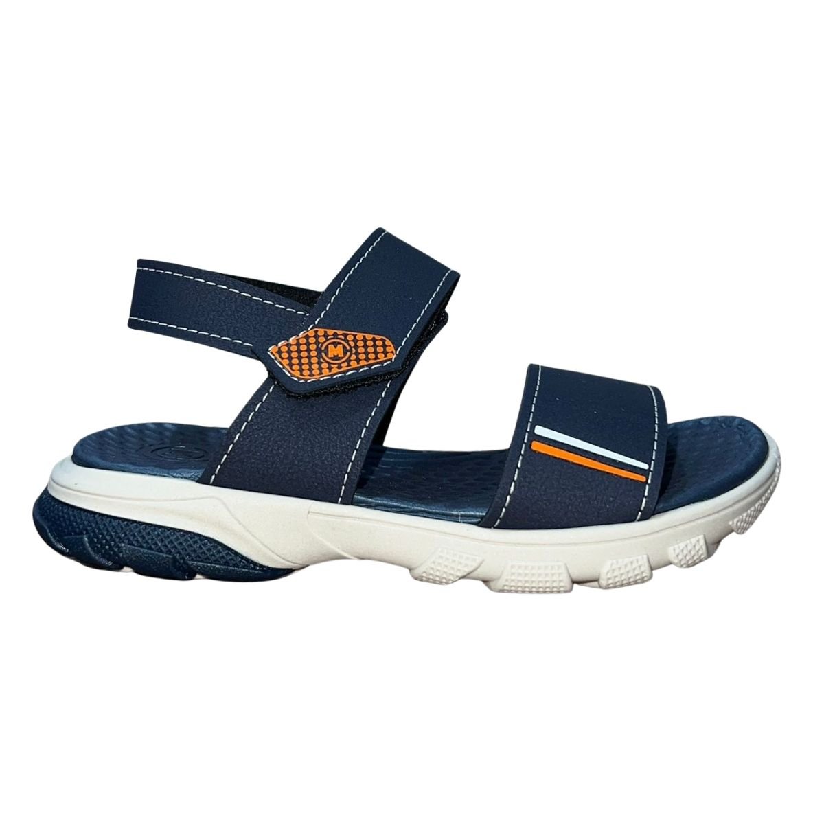 Sandália Papete Infantil Menino Molekinho 2424.102 Marinho