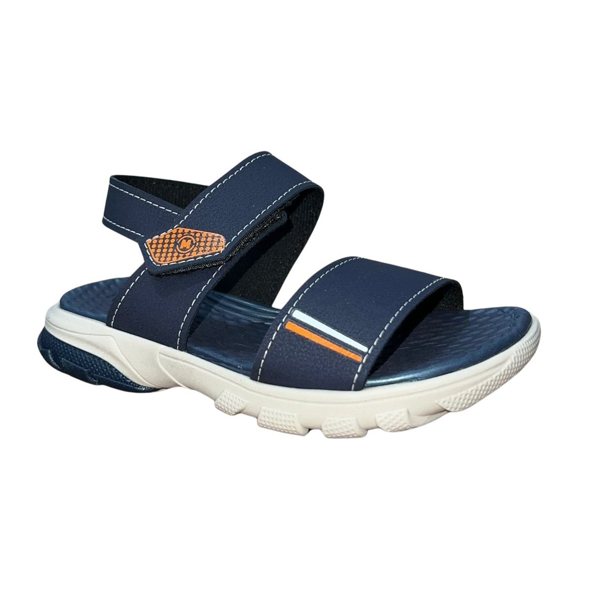 Sandália Papete Infantil Menino Molekinho 2424.102 Marinho Marinho 3