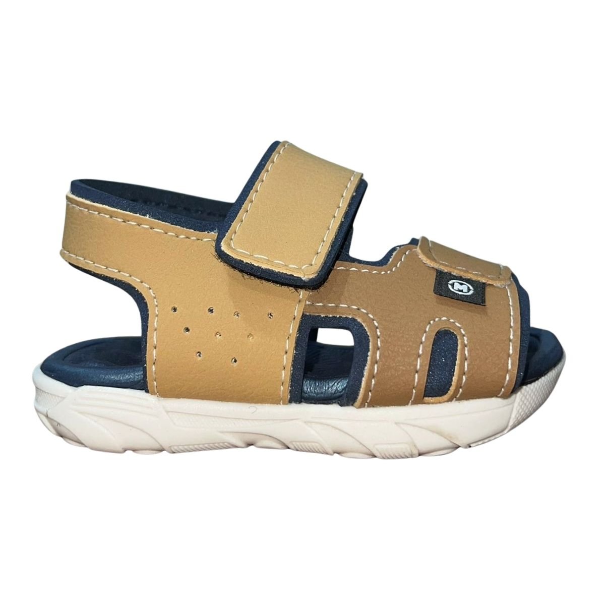 Sandália Papete Infantil Menino Molekinho 2135.137 Marrom