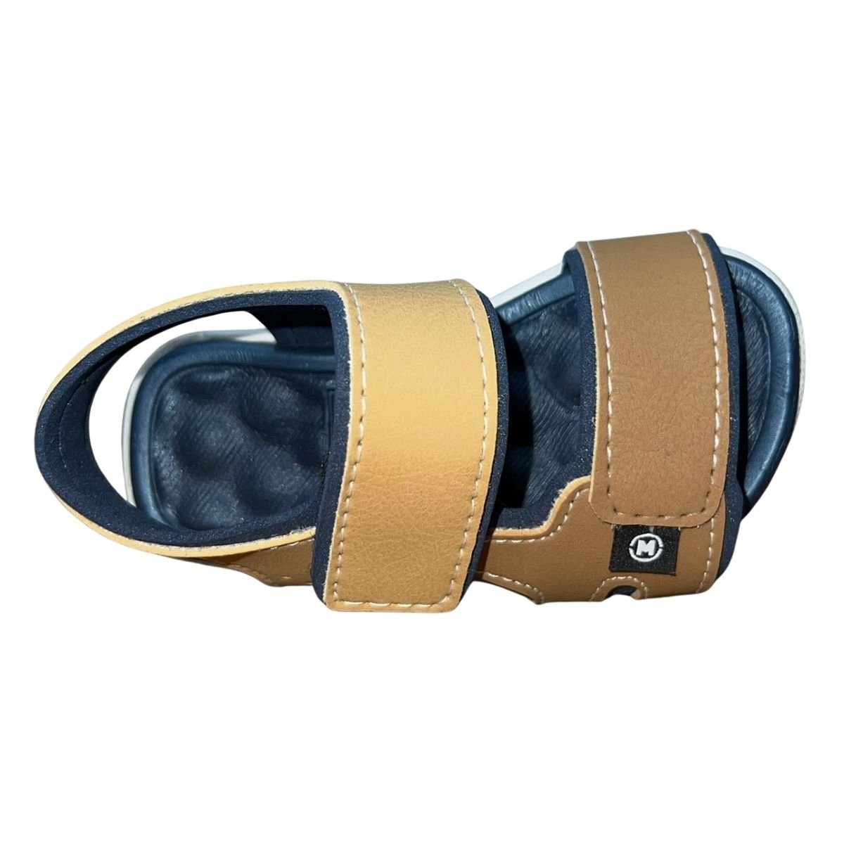 Sandália Papete Infantil Menino Molekinho 2135.137 Marrom Marrom 4