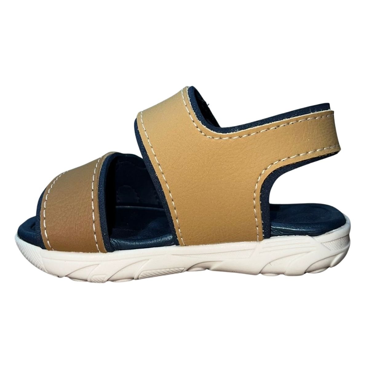 Sandália Papete Infantil Menino Molekinho 2135.137 Marrom Marrom 5