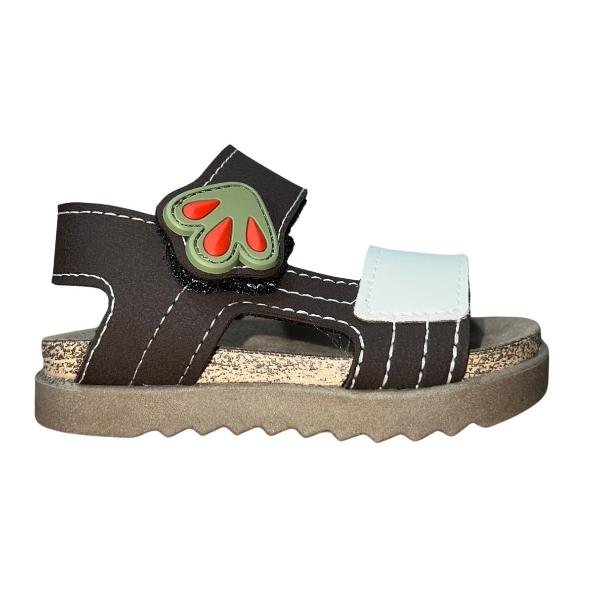 Sandália Papete Infantil Menino Molekinho 2636.106 Marrom